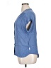 Orvis 100% Rayon Blue Short Sleeve Blouse Size XL - photo 5