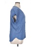 Orvis 100% Rayon Blue Short Sleeve Blouse Size XL - photo 4