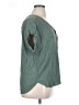 Orvis 100% Rayon Green Short Sleeve Blouse Size XL - photo 4