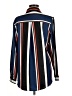 Unbranded Stripes Blue Long Sleeve Blouse Size M - photo 2