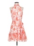 Halogen 100% Polyester Paisley Orange Cocktail Dress Size XS - photo 1