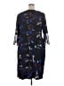 Connected Apparel Print Black Cocktail Dress Size 20 - photo 2