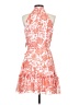 Halogen 100% Polyester Paisley Orange Cocktail Dress Size XS - photo 2