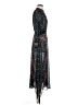 Maje 100% Polyester Paisley Blue Casual Dress Size Sm (1) - photo 4