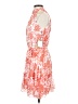 Halogen 100% Polyester Paisley Orange Cocktail Dress Size XS - photo 5