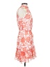 Halogen 100% Polyester Paisley Orange Cocktail Dress Size XS - photo 4