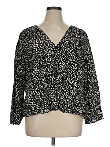 A New Day 3/4 Sleeve Blouse (view 1)