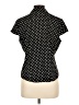 DressBarn Polka Dots Black Short Sleeve Blouse Size XL - photo 2