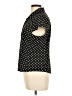DressBarn Polka Dots Black Short Sleeve Blouse Size XL - photo 5