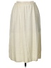 Unbranded Solid Ivory Casual Skirt Size 12 - photo 1