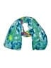 Assorted Brands 100% Rayon Tie-dye Teal Scarf One size - photo 1
