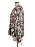 BCBGMAXAZRIA 100% Polyester Silver Long Sleeve Blouse Size L - photo 5