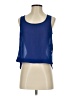 Chloe K 100% Polyester Blue Sleeveless Blouse Size S - photo 1