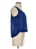 Chloe K 100% Polyester Blue Sleeveless Blouse Size S - photo 4