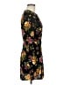 Zara Basic Floral Black Casual Dress Size M - photo 4