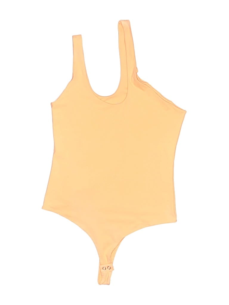 Pre-owned Reoria Bodysuit In Yellow