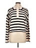 Divided by H&M 100% Acrylic Stripes Ivory Pullover Sweater Size L - photo 1