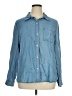 32 Degrees 100% Lyocell Blue Long Sleeve Button-Down Shirt Size XL - photo 1