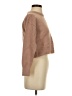 Poof! Color Block Tan Turtleneck Sweater Size S - photo 4