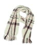 Unbranded Plaid Ivory Scarf One size - photo 1