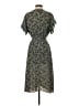 Max Studio 100% Polyester Paisley Green Casual Dress Size S - photo 2