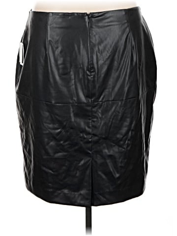 Bar III Faux Leather Skirt (view 2)