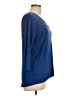 Design History Stars Blue 3/4 Sleeve Top Size L - photo 4