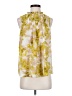 Joie 100% Polyester Yellow Sleeveless Blouse Size S - photo 1
