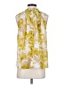 Joie 100% Polyester Yellow Sleeveless Blouse Size S - photo 2