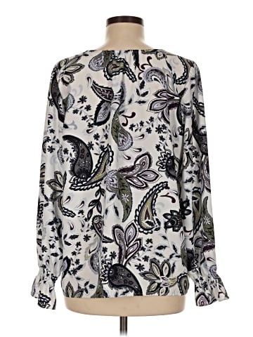 Ann Taylor LOFT Outlet Long Sleeve Blouse (view 2)