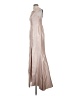 Alfred Sung 100% Polyester Metallic Tan Cocktail Dress Size 4 - photo 5