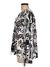 Ann Taylor LOFT Outlet 100% Polyester Silver Long Sleeve Blouse Size M - photo 5