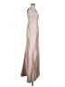 Alfred Sung 100% Polyester Metallic Tan Cocktail Dress Size 4 - photo 4