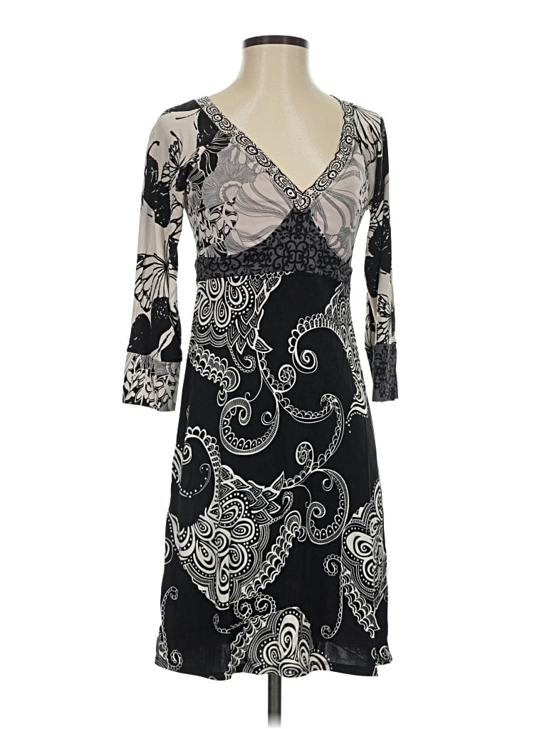 Pre-owned Hale Bob Cocktail Dress In Black