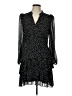 Suncoo 100% Polyester Polka Dots Black Cocktail Dress Size Lg (T3) - photo 1
