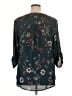 Maurices Floral Teal 3/4 Sleeve Blouse Size XL - photo 2