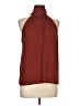 Nine West 100% Polyester Burgundy Sleeveless Blouse Size L (petite) - photo 1