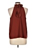 Nine West 100% Polyester Burgundy Sleeveless Blouse Size L (petite) - photo 2