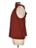 Nine West 100% Polyester Burgundy Sleeveless Blouse Size L (petite) - photo 5