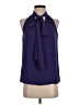Prabal Gurung 100% Polyester Purple Sleeveless Blouse Size 4 - photo 1