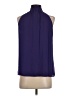 Prabal Gurung 100% Polyester Purple Sleeveless Blouse Size 4 - photo 2
