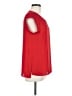 DR2 100% Polyester Red Short Sleeve Top Size M - photo 4