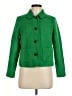 Talbots 100% Cotton Tweed Green Blazer Size 6 Petite - photo 1