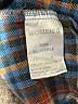 Woolrich 100% Cotton Plaid Blue Long Sleeve Button-Down Shirt Size S - photo 8