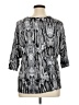 Apt. 9 Silver 3/4 Sleeve Blouse Size XL - photo 2