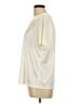 Blair 100% Polyester Ivory Short Sleeve Top Size L - photo 5