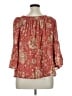 Chaps 100% Cotton Red 3/4 Sleeve Blouse Size XL - photo 2