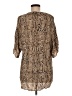 Zara Brown 3/4 Sleeve Blouse Size M - photo 2