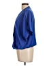 Habit 100% Polyester Blue 3/4 Sleeve Blouse Size L - photo 5