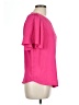 41Hawthorn 100% Polyester Pink Short Sleeve Blouse Size L - photo 4